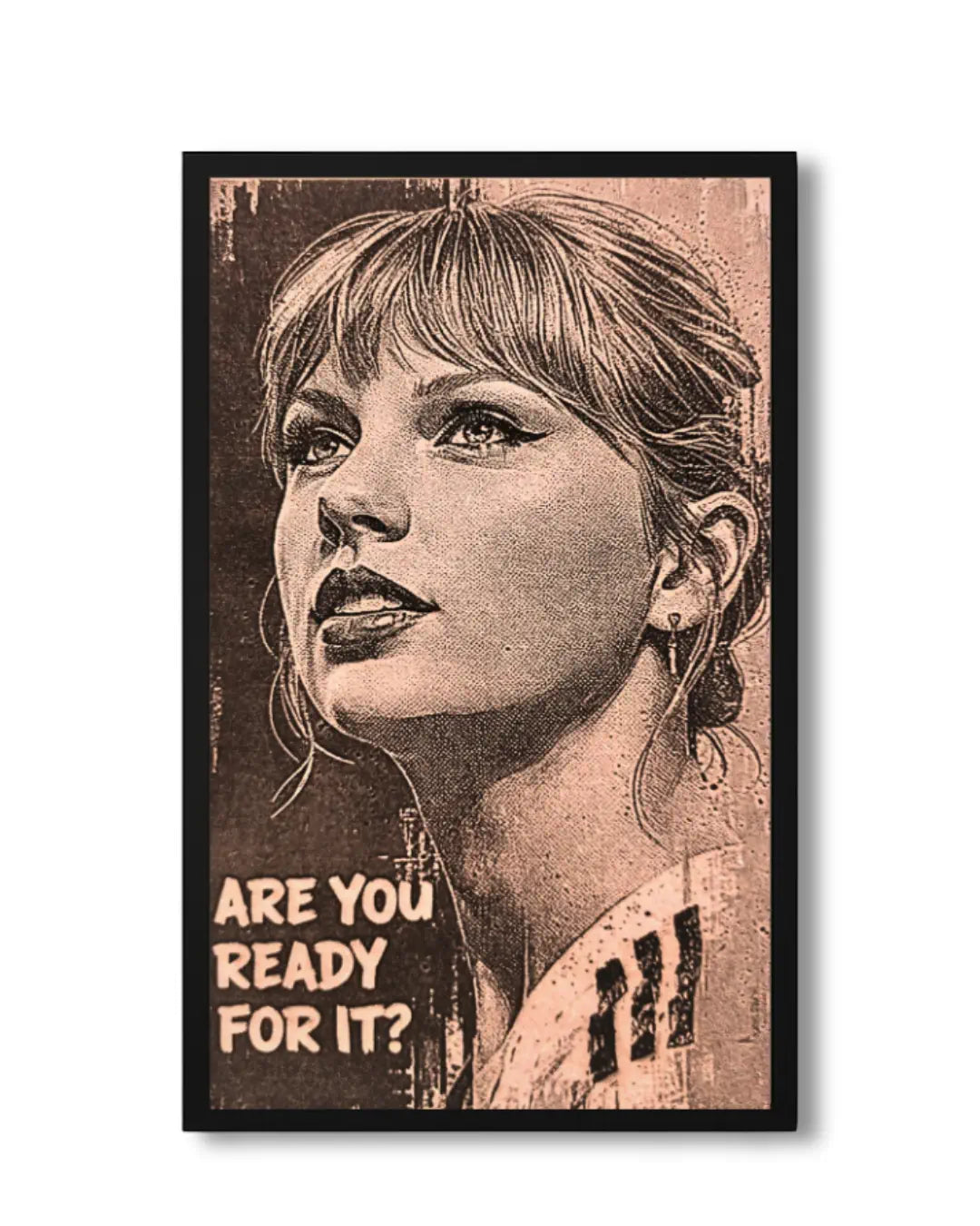 Taylor Swift Music Icon - Eras Tour Inspired Wood Engraving