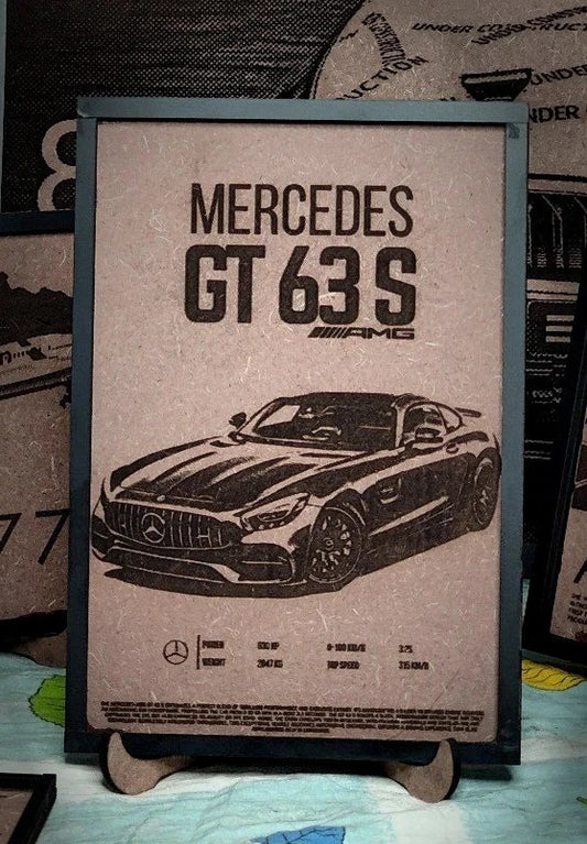 Mercedes GT 63 S Wall Frame - Best in Class Home D?cor