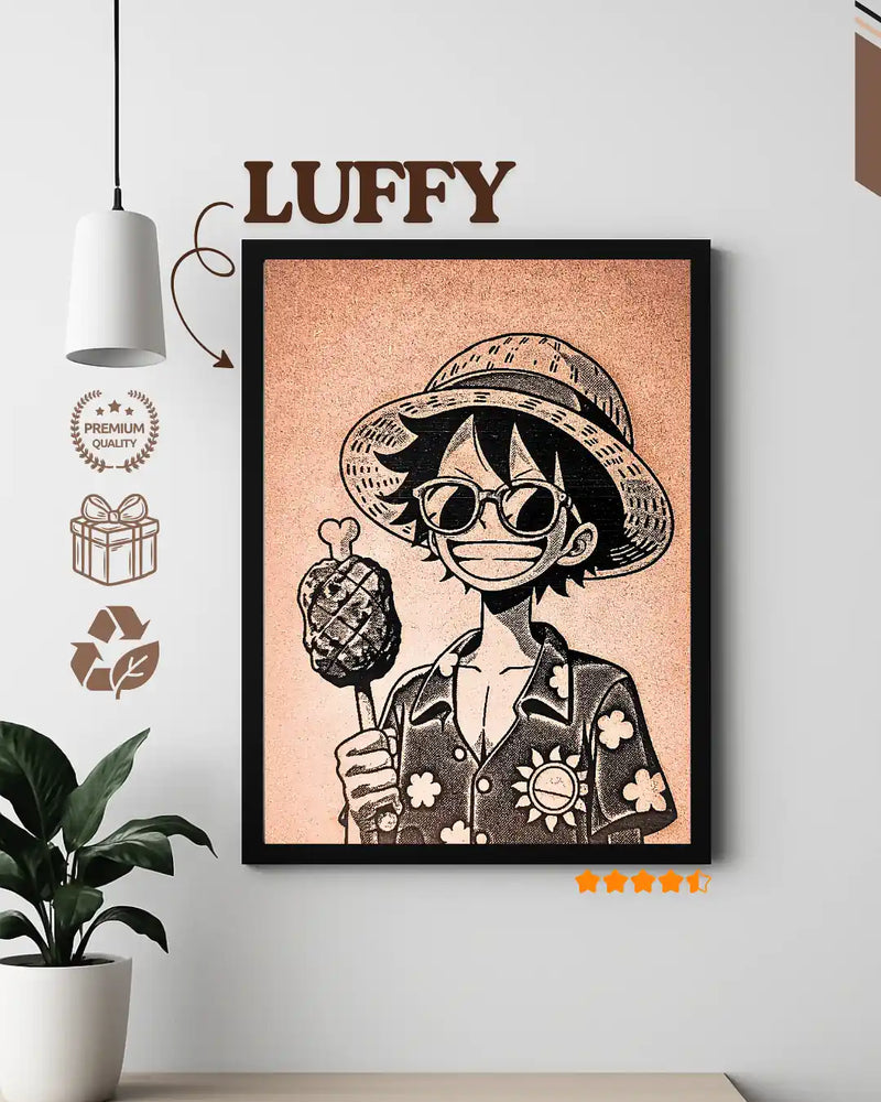 Luffy-King of the Pirates - Woodify 2.0