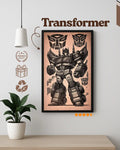 Transformers Autobot Mech - Sci-Fi Robot Wood Plaque