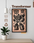 Transformers Autobot Mech - Sci-Fi Robot Wood Plaque