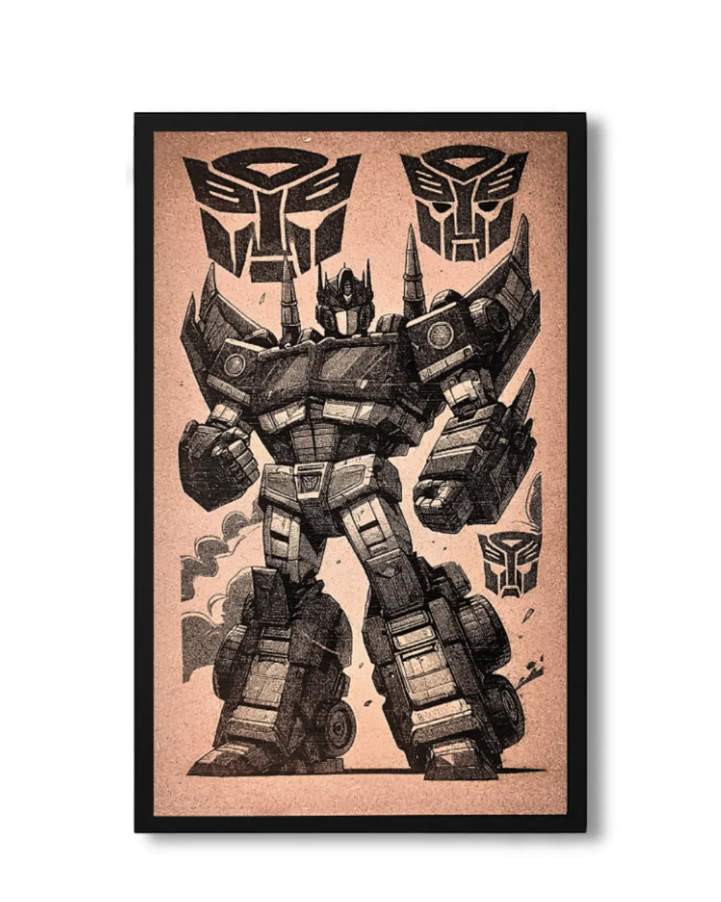 Transformers Autobot Mech - Sci-Fi Robot Wood Plaque