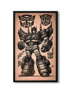 Transformers Autobot Mech - Sci-Fi Robot Wood Plaque