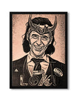 Mischief Managed: Handcrafted Wooden Portraits of Loki