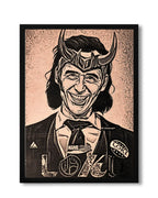 Mischief Managed: Handcrafted Wooden Portraits of Loki