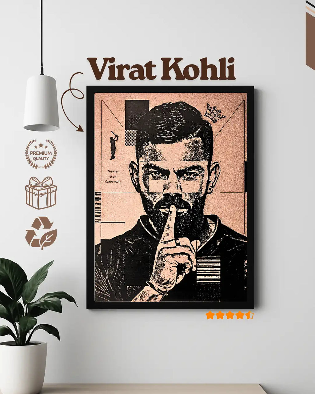 Virat Kohli Signature Frames: Shop Premium Photo & Art Frames