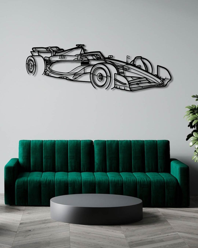 F1 2024 Sf-24 Angle Perspective woodWall Art