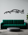 Porsche 911 991 GT3 RS wood wall art frame