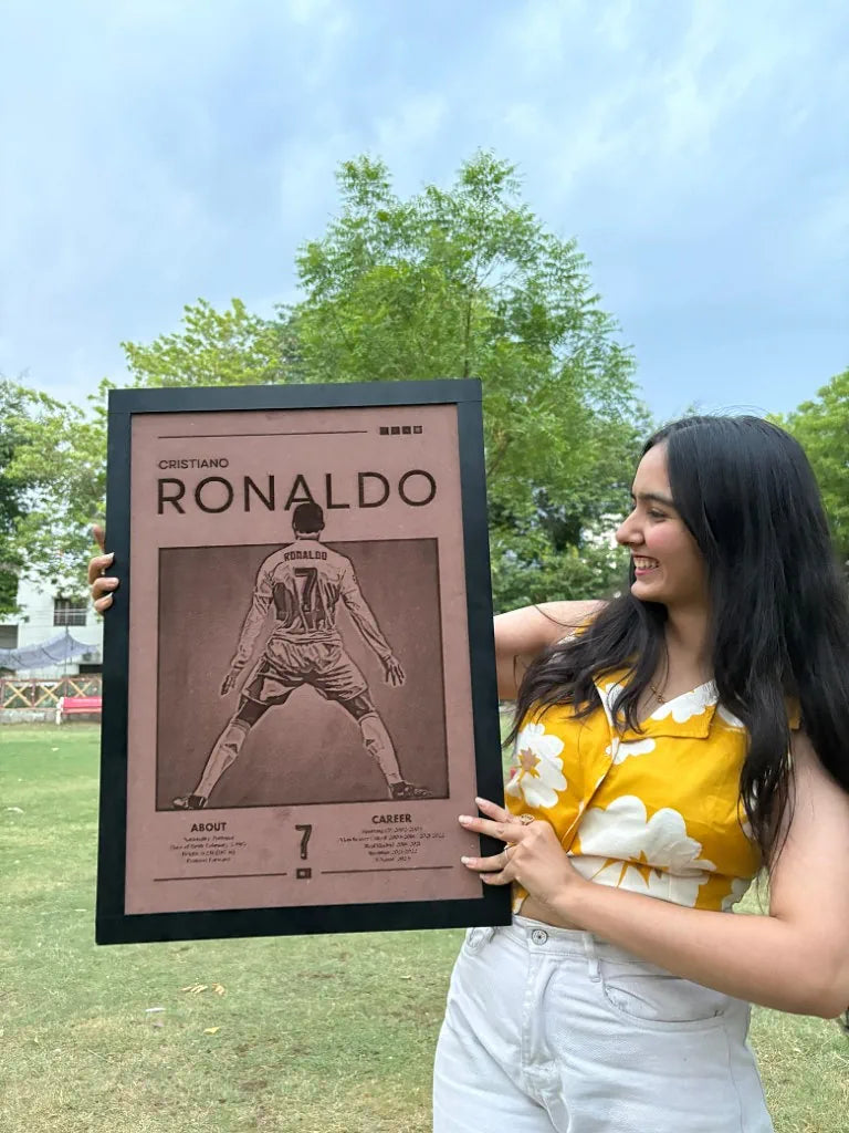 CR7 :Golden Era Frame| cristiano ronaldo - Woodify 2.0
