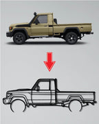 Your Custom Vehicle wood Wall Art (Car, SUV or Pickup)