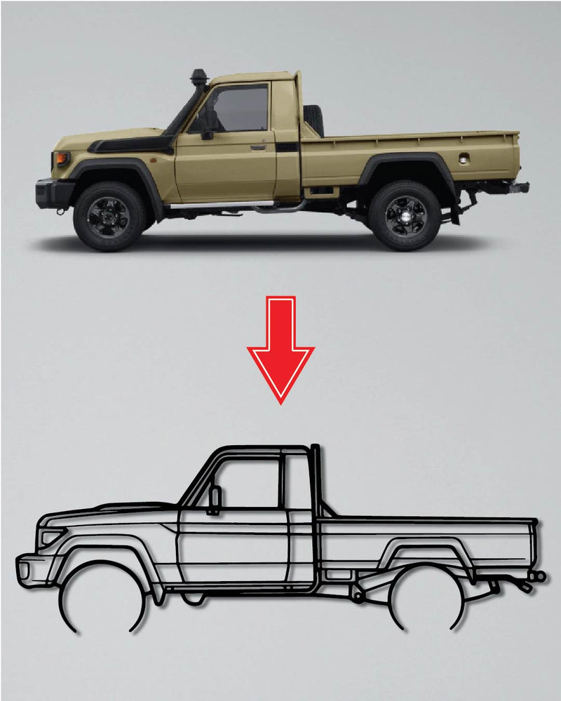 Your Custom Vehicle wood Wall Art (Car, SUV or Pickup)