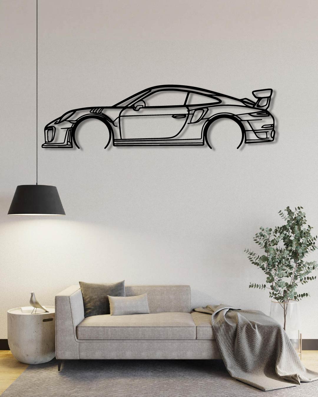 PORSCHE 911 991 GT2 RS DETAILED wood wall art frame