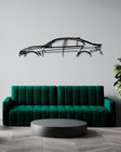BMW F80 M3 wood wall art frame