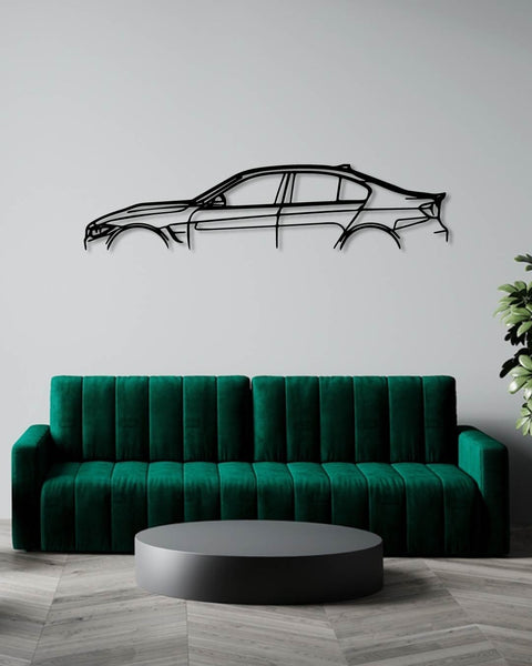 BMW F80 M3 wood wall art frame